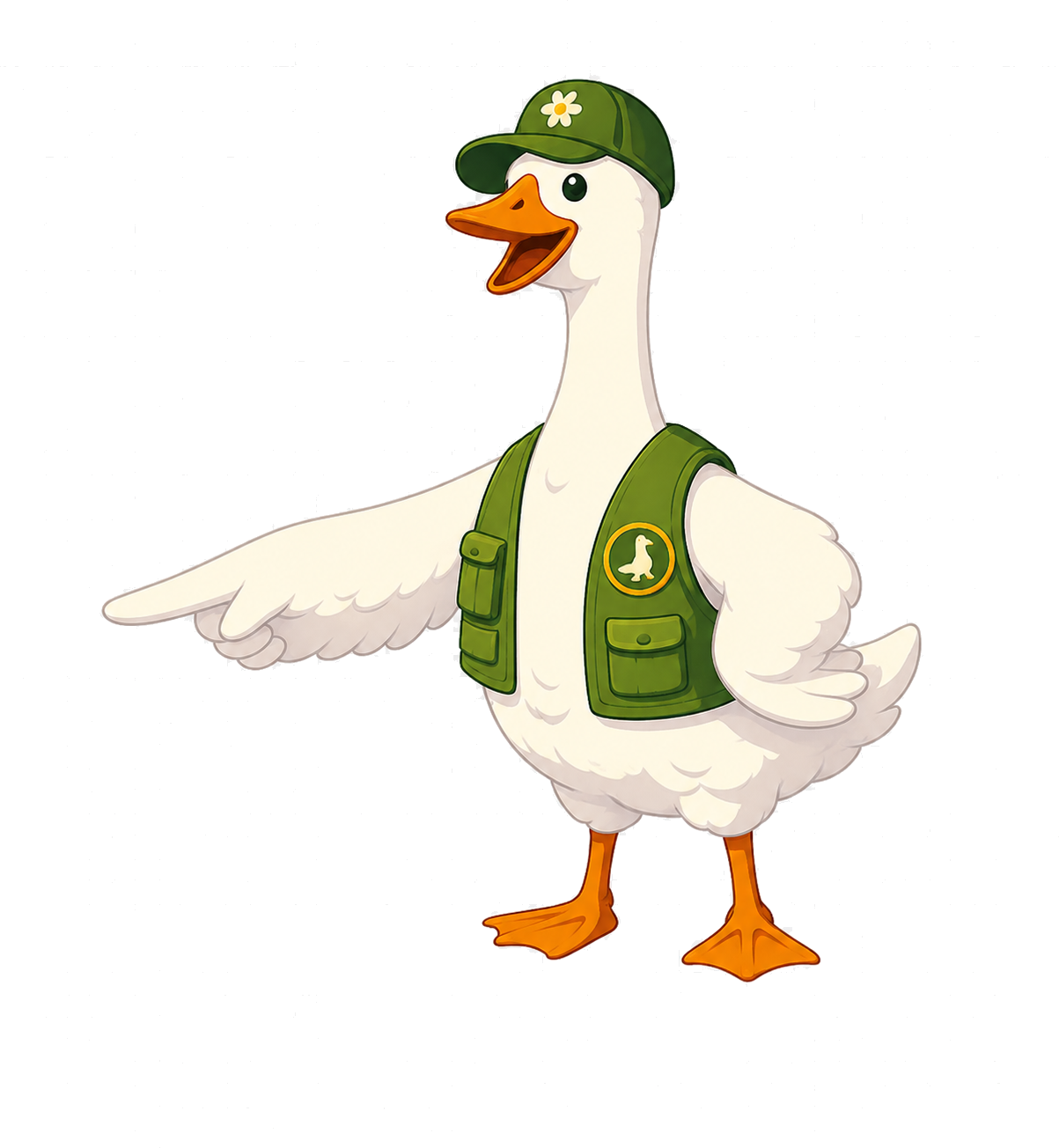 The warden goose, ready for your questions